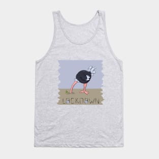 Lockdown grotesque meme Tank Top